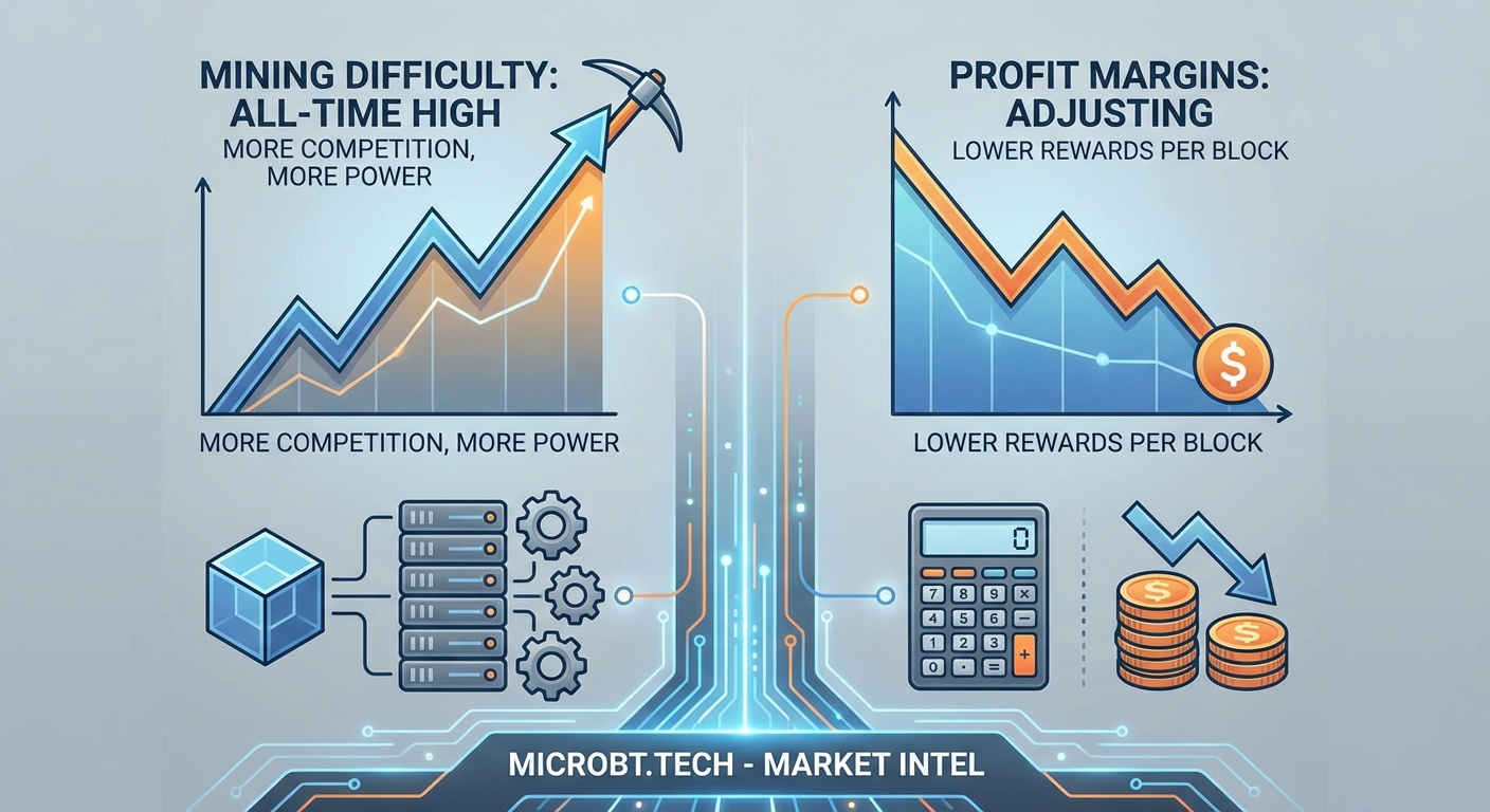 Why Bitcoin Mining Difficulty Just Hit an All-Time High and What It Means for Your Profits - Illustration 1