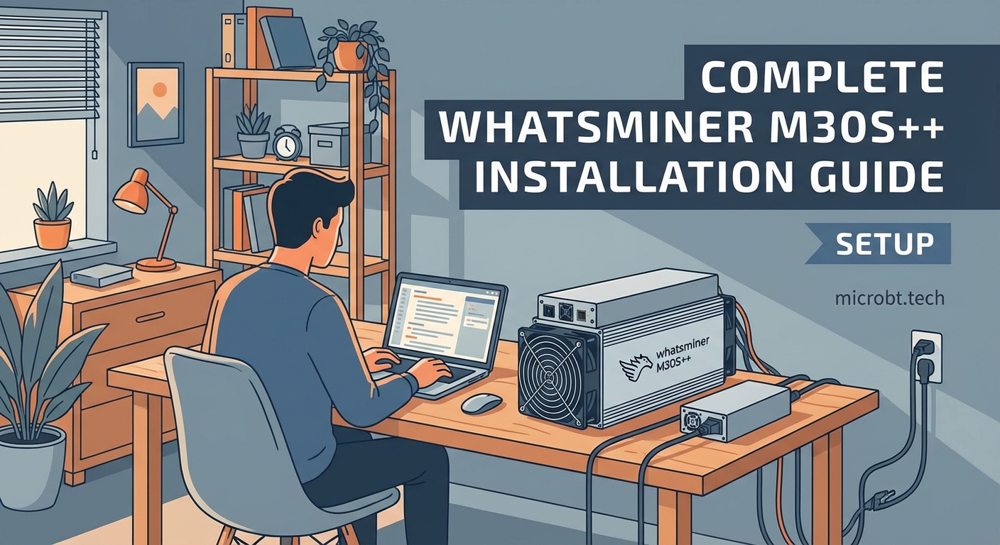 Complete Whatsminer M30S++ Installation Guide for Home Mining Operations — 1